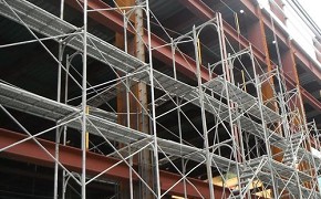 高雄鷹架工程：高層建築外牆施工架