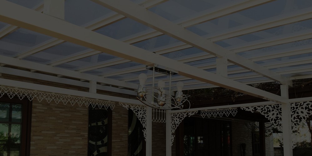 雲陽採光罩 彰化玻璃採光罩 別墅雨遮安裝案例