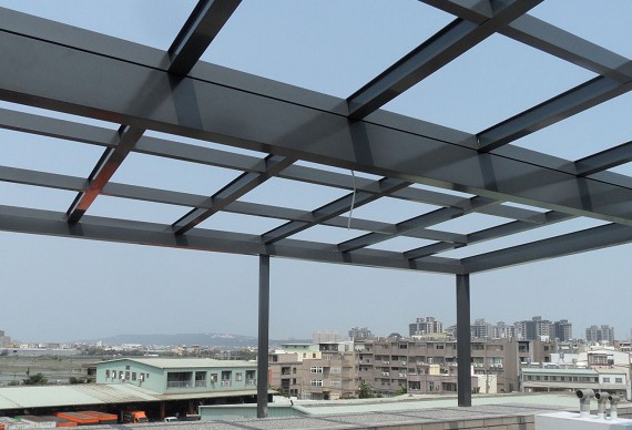 雲陽採光罩 彰化玻璃採光罩 材質細節展示