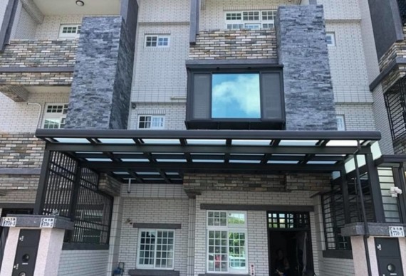 雲陽採光罩 彰化雨遮廠商 完工驗收實景