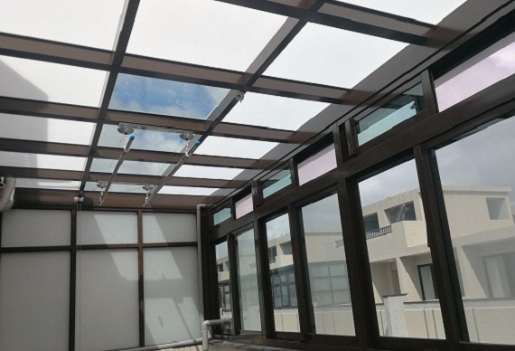 雲陽採光罩 彰化遮雨棚施工 材料選用展示